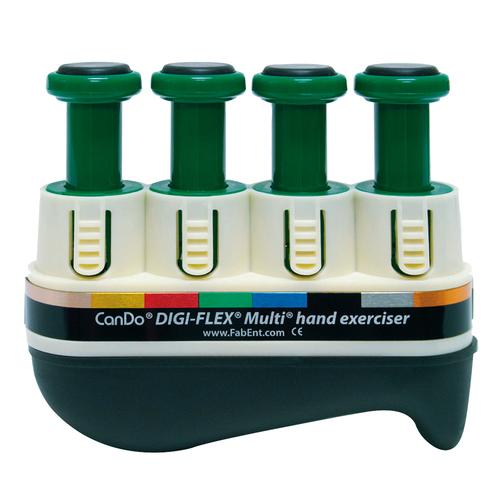 Aparato de ejercicio para la mano Digi-Flex® Multi™ - Paquete básico principiante - verdes (medio), 1019829, Entrenamiento de la mano