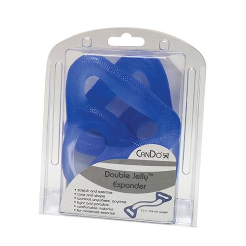 CanDo Jelly™ Expander Double Exerciser 2-tube - blue, heavy | Alternativa a las mancuernas, 1021270, Bandas de Entrenamiento