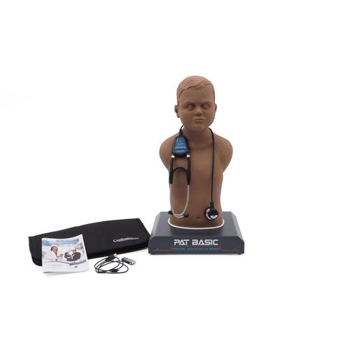 PAT Basic® - Maniquí asequible de auscultación - Pediátrico, piel oscuro, 1022471, Auscultación