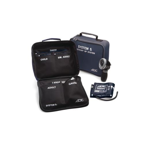ADC Multikuf 740 5-Cuff EMT Kit with 804 Portable Palm Aneroid Sphygmomanometer, 1023709, Домашнее устройство для измерения давления