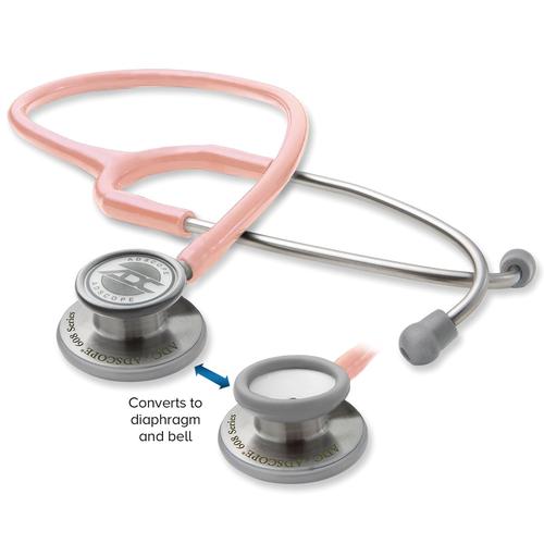 Adscope 608 - Convertible Clinician Stethoscope - Pink, 1023866, Stethoscopes and Otoscopes