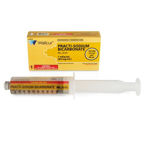 模拟药，碳酸氢钠4.2g/50mL注射器(静脉注射)(×1), 1024753, Practi-Prefilled Syringes, Code Medicines, and Kits