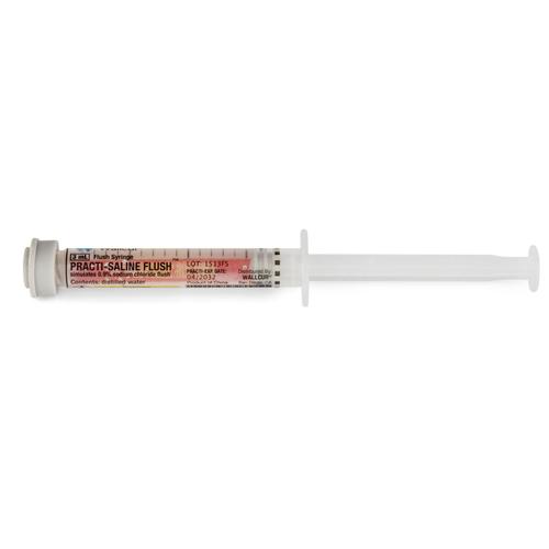 Practi-Saline Flush 3mL Syringe 
(Pack of 30), 1024762, Practi-Prefilled Syringes, Code Medicines, and Kits