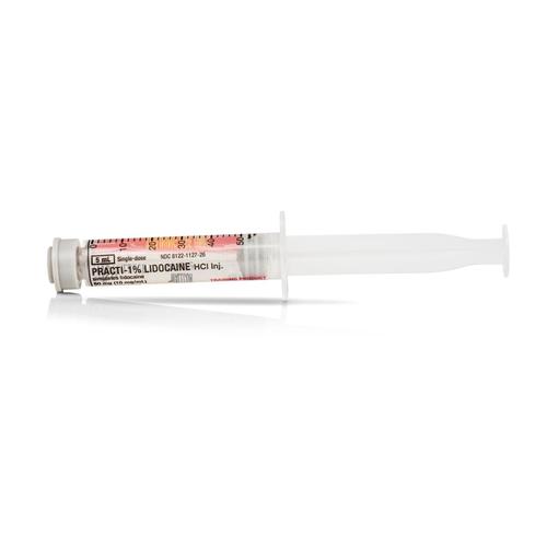 Practi-Lidocaïne 50mg/5mL Seringue (Médicament Code I.V.) (×30), 1024766, Seringues préremplies prati, médicaments d’urgence, et kits