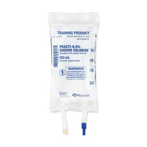 프랙티-0.9% 염화나트륨 250mL I.V. 솔루션 백(×1)  Practi-0.9% Sodium Chloride 250mL I.V. Solution Bag (×1), 1024778, Practi-IV Bag and Blood Therapy Products