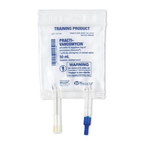 프랙티-반코마이신 50mL I.V. 솔루션 백(×1)  Practi-Vancomycin 50mL I.V. Solution Bag (×1), 1024784, Practi-IV Bag and Blood Therapy Products