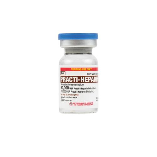 Practi-Heparin 50,000 USP/5mL Ampulla (×40), 1024883, Practi-Vials