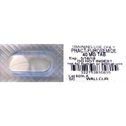 模拟药，呋塞米40mg口服单位剂量(×48Tabs), 1024956, Practi-Oral Medications