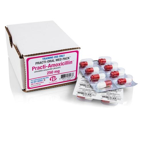 Practi-Amoxicilina 250mg Dose Unitária Cápsula Oral (x48 comprimidos), 1024966, Practi-medicações orais

