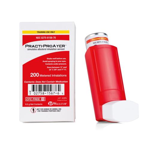 模拟药，不含CFC的ProAyer吸入器(×5), 1025009, Practi-Inhalers, Sprays, and Nebules