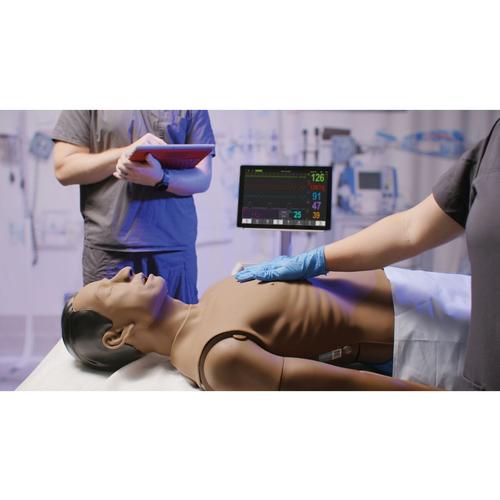 
	Aurora, le simulateur de formation à la ventilation, mannequin à peau foncée, 1025195, Simulation respiratoire