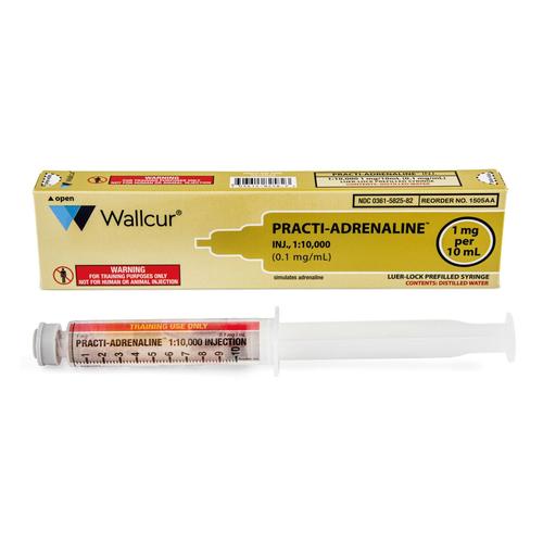 Practi-Adrenaline 1:10,000 1mg/10mL (I.V. Code Med) (×1), 1025470, Seringues préremplies prati, médicaments d’urgence, et kits