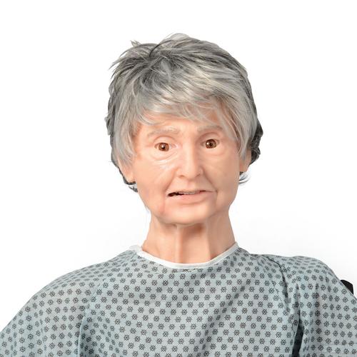 TERi™ Geriatric Patient Care Trainer – Androgyner Trainer für die Simulation der allgemeinen Patientenpflege und Hilfe bei den Verrichtungen des täglichen Lebens, hellhäutig, 1025681, Injektionen und Punktion