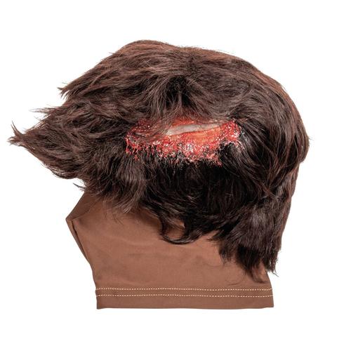 Lacerated Scalp Hood - Dark Skin, 1025981, TCCC Simulators