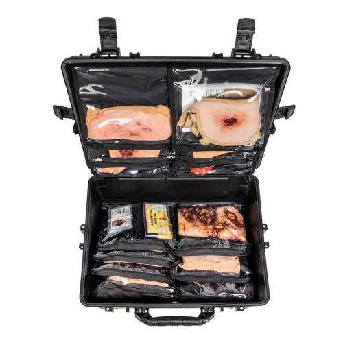 TCCC Advanced Moulage Kit - Light Skin, 1025986, TCCC Simulators