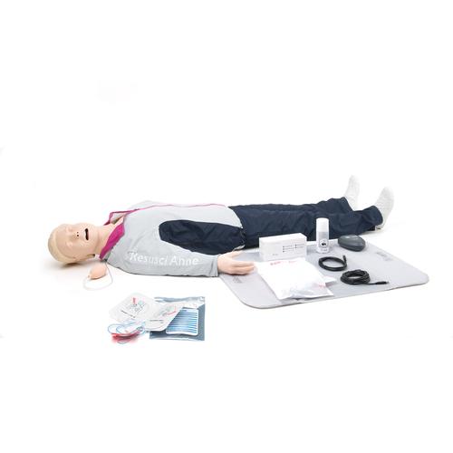 Resusci Anne QCPR AED Airway Full Body in Trolley Case, 3011662, BLS adulto
