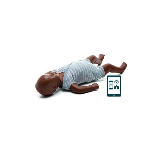 Bébé Anne RCP, paquet contenant 4 exemplaires avec sac portable, peau foncée, 3016510, Réanimation enfant
