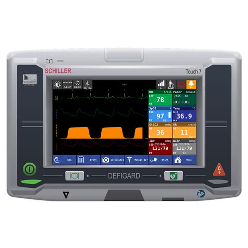 Симулятор экрана монитора пациента Schiller DEFIGARD Touch 7 для REALITi 360, 8001000, Мониторы
