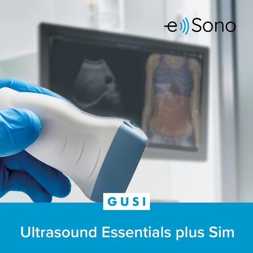 POCUS Essentials Plus Simulation by GUSI & e Sono
1 user 1 year, 8001276, Ultrasound Simulation Software