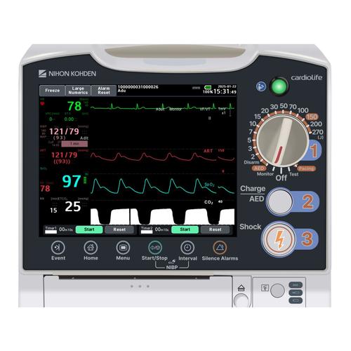 Nihon Kohden - EMS1052 Patient Monitor and Defibrillator Simulation for REALITi 360, 8001311, Moniteurs