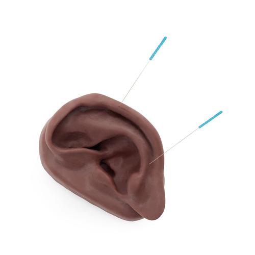 침술 귀모형(왼쪽) Acupuncture Ear, left, dark skin, 1024390 [N15/1LD], 침술 차트 및 모형