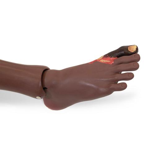 3B Scientific® Patient Care Manikin PRO, Dark Skin, 1023316 [P10/1D], Adult Patient Care