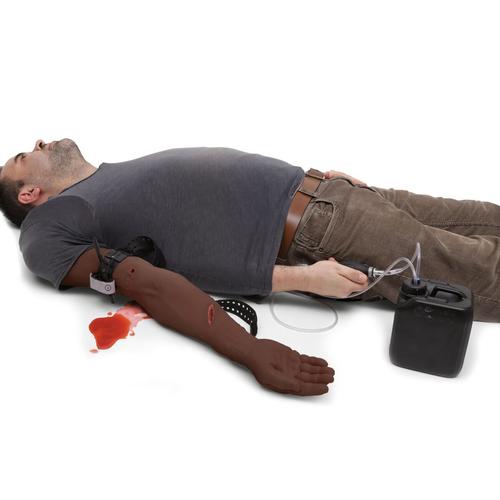 Hemorrhage Control Arm Trainer, Dark Skin, 1023313 [P102D], Advanced Trauma Life Support (ATLS)