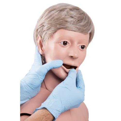 3B Scientific® Patient Care Manikin PRO, Light Skin, 1025295 [P10N], Enema Administration