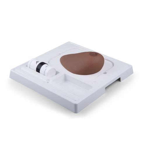 SONOtrain Modelo de tórax com cistos / Simulador para Treinamento de punção e aspiração de Mama Guiada por Ultrasom pele escura, 1024722 [P124D], Ultrasound Skill Trainers