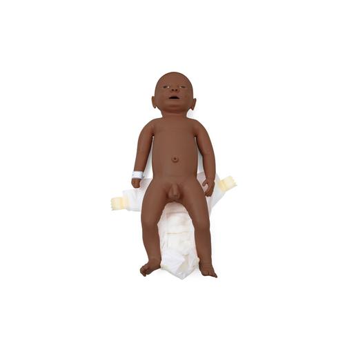 남아 간호 모형 Male Baby Care Model dark skin, 1023768 [P31D], 신생아환자간호