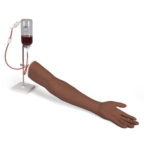 Модель руки для внутривенных инъекций P50/1D, тёмный цвет кожи, 1023311 [P50/1D], Тренажеры по инъекциям и пункциям