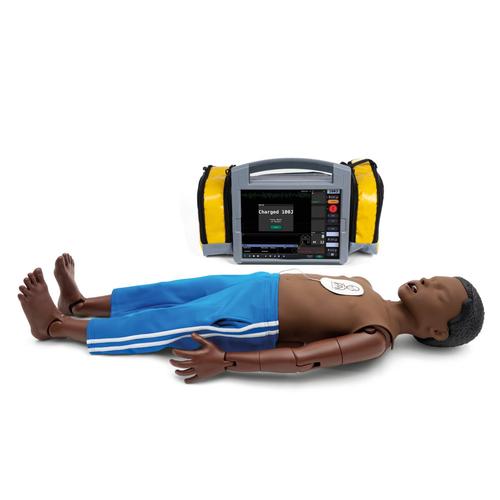 Simulatore pediatrico per l’addestramento all’ALS Atlas Junior, pelle scura, 1025235 [P76D], ALS pediátrica
