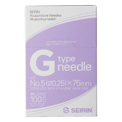 SEIRIN® G-típus – 0,25 x 75 mm, lila, 100 db dobozonként, 1022380 [S-G2575], Akupunktúrás tűk SEIRIN