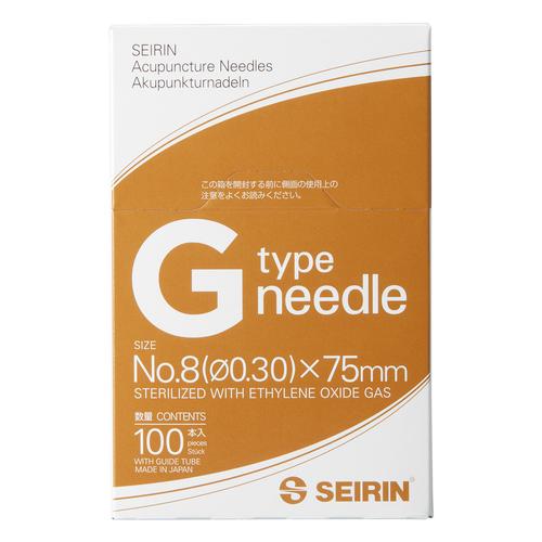 SEIRIN® G-típus – 0,30 x 75 mm, barna, 100 db dobozonként, 1022382 [S-G3075], Akupunktúrás tűk SEIRIN