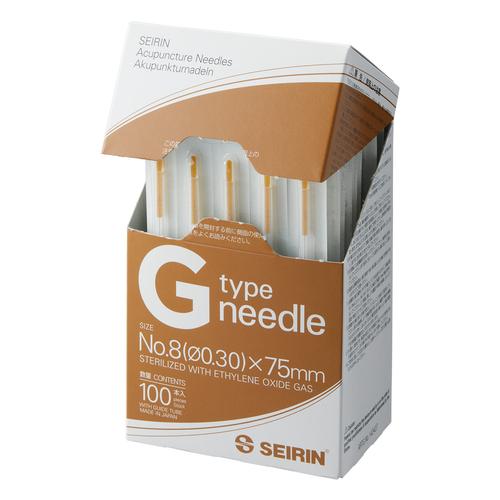 SEIRIN® G-Typ - Akupunkturnadeln - 0,30 x 75 mm, braun, 1022382 [S-G3075], Silikonbeschichtete Akupunkturnadeln