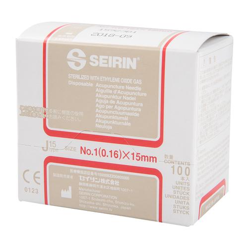 SEIRIN® tipo J, incomparavelmente suave
Diâmetro 0,16 mm  Comprimento 15 mm
Cor vermelho, 1002415 [S-J1615], Agulhas de acupuntura SEIRIN