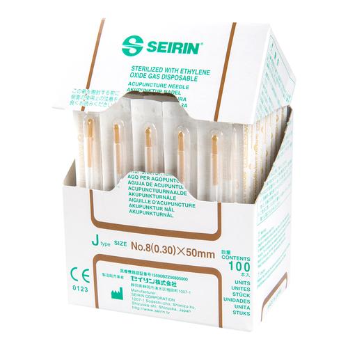SEIRIN ® tipo J, incomparavelmente suave Diâmetro 0,30 mm Comprimento 50 mm Cor da pele, 1002428 [S-J3050], Agulhas de acupuntura SEIRIN