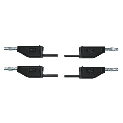 Пара соединительных проводов для опытов длиной 75 см, 1002850 [U13813], Провода и кабели для экспериментов