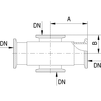 Крестовина DN 16 KF, 1002924 [U14511], Дополнительная комплектация