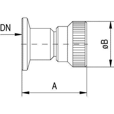 Выпускной клапан DN 16 KF, 1002926 [U14513], Вакуумные насосы - Аксессуары