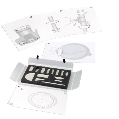 Optics with the Laser Ray Box - Basic Equipment, 1003049 [U17300], Optics on Whiteboard