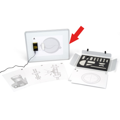 Lavagna Magnetica per Laser Ray Box, 1003056 [U17306], Ottica sulla lavagna bianca da parete