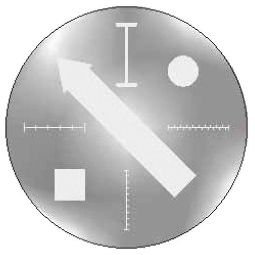 Геометрические объекты на стеклянной подложке, 1014622 [U22027], Апертуры, дифракционные элементы и фильтры