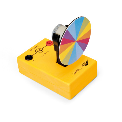 Цветной диск Ньютона с электродвигателем постоянного тока, 1010175 [U29555], Смешение цветов