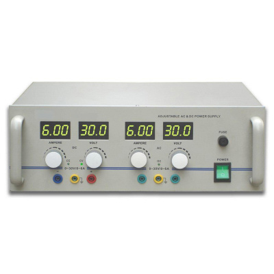 Fuente de alimentación CA/CC,
0 – 30 V, 0 – 6 A, 1003593 [U33035-230], Alimentacións