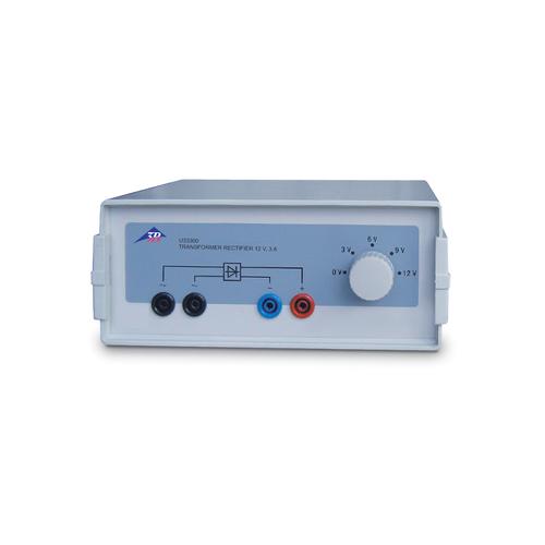 Trasformatore con raddrizzatore 3/ 6/ 9/ 12 V, 3 A (115 V, 50/60 Hz), 1024239 [U33300-115V], Alimentatori