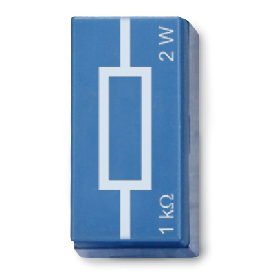 Резистор 1 кОм, 2 Вт, P2W19, 1012916 [U333024], Система элементов со штепсельным соединением