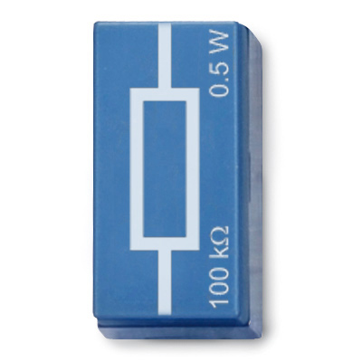 Резистор 100 кОм, 0,5 Вт, P2W19, 1012928 [U333036], Система элементов со штепсельным соединением