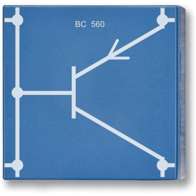 Транзистор PNP, BC 560, P4W50, 1012977 [U333085], Система элементов со штепсельным соединением