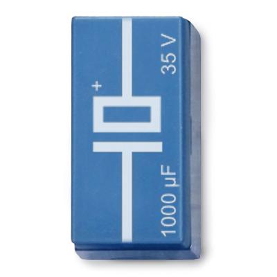 Электролитический конденсатор 1000 мкФ, 35 В, P2W19, 1017806 [U333106], Система элементов со штепсельным соединением